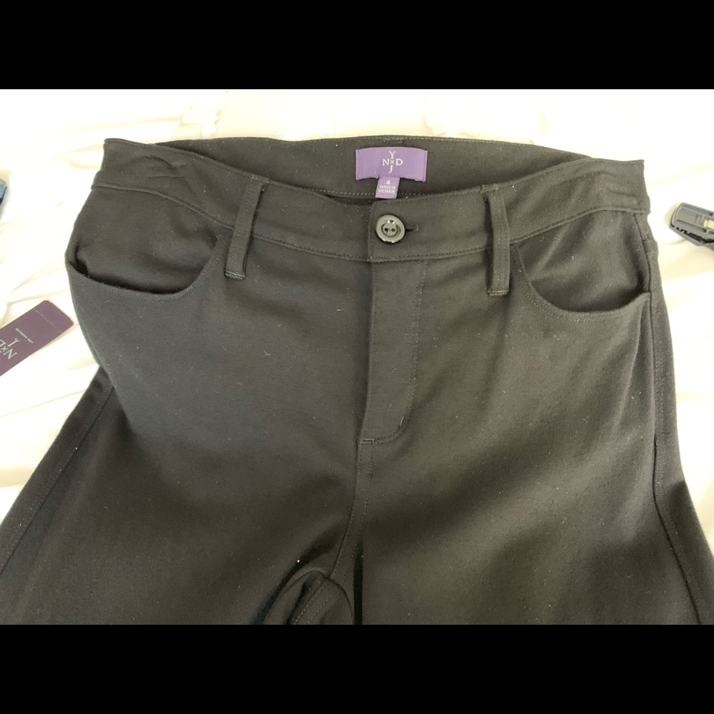 NYDJ black stretch pants